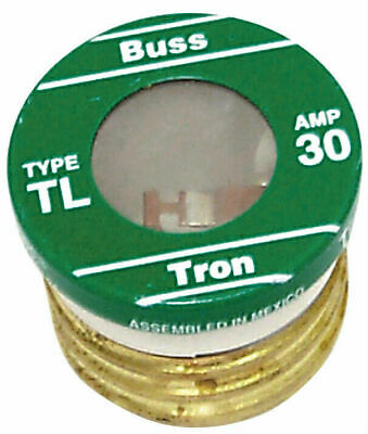Cooper Bussmann TL-30PK4 30 Amp Screw In Base Plug Fuse - Lot of 16 - Fresh Stock Dated October 2025