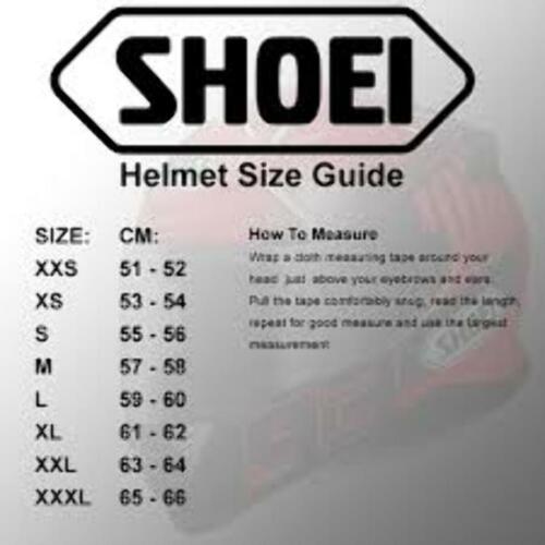 Shoei RJ Platinum-R Helmet Replacement Parts - Cheek Pads - Sizes 31-41mm - Fresh Stock Dated October 2025