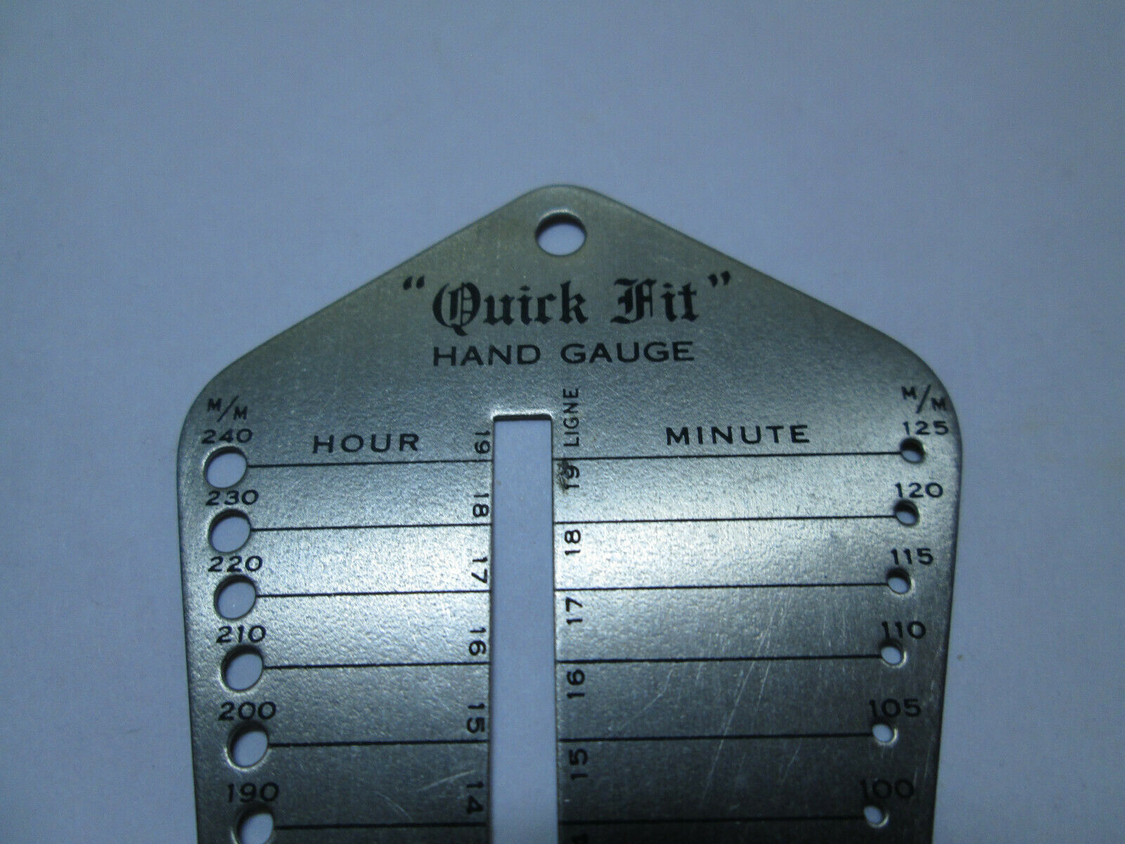 Watchmaker Tool Quick Fit Hand Gauge For Wrist Watch And Pocket Watch Hands - Fresh Stock Dated October 2025