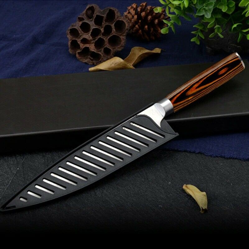 Kitchen Damascus Steel Chef Knife Set Handmade VG10 67 Layers Knives Wood Handle - Fresh Stock Dated October 2025