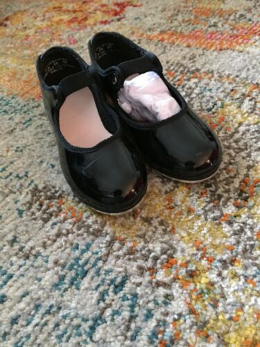 Capezio Jr.Tyette N625C Tap Shoe (Toddler/Little Kid),Black Patent 9 M Toddler - Fresh Stock Dated October 2025