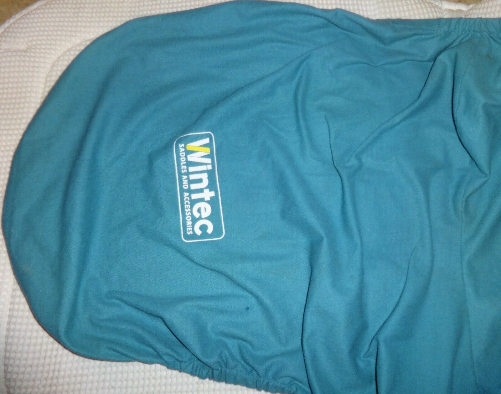 WINTEC English Saddle Cover - BLUE - Cotton Material - NICE! - Fresh Stock Dated October 2025