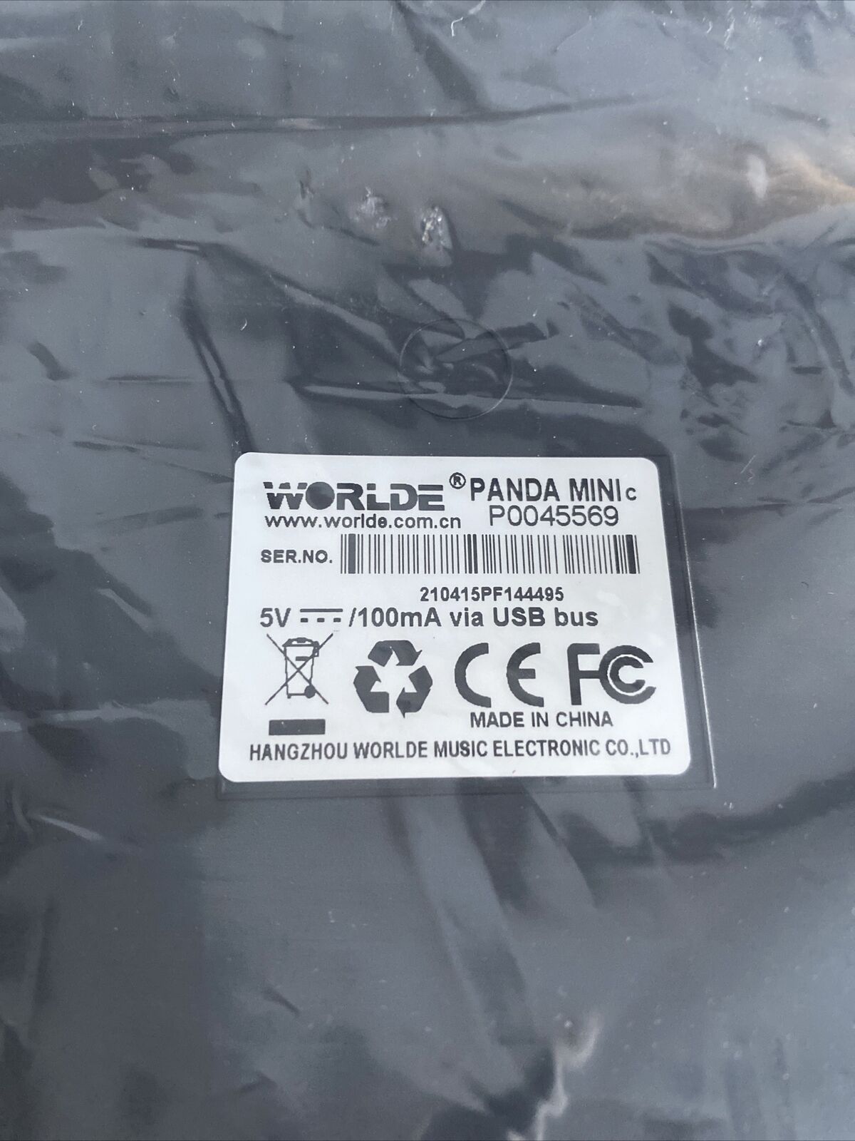 Worlde Panda Mini 25-Key Portable USB Keyboard Drum Pad MIDI electric Controller - Fresh Stock Dated October 2025
