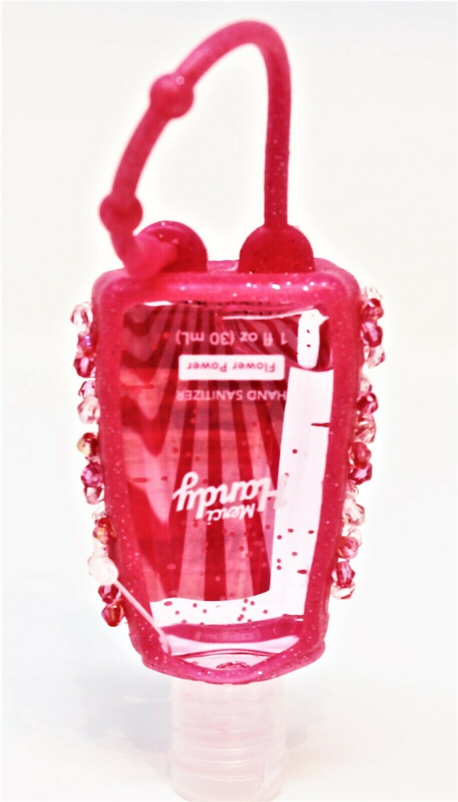 Bath & Body Works Pocketbac Hand Sanitizer Holder +Bigelow Anti Bac Gel PINK GEM - Fresh Stock Dated October 2025
