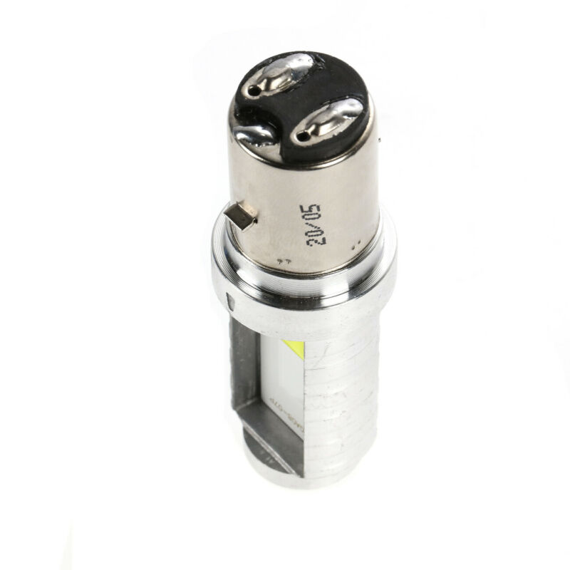 6000K BA20D H6 LED Bulb Hi/Low Light Motorcycle Moped ATV Headlight 12V White - Fresh Stock Dated October 2025
