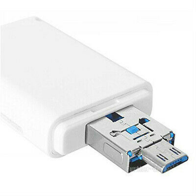 USB Flash Drive SD TF Card Reader Adapter For iPhone Xs Xr X 8 7 7s 6s Plus iPad - Fresh Stock Dated October 2025