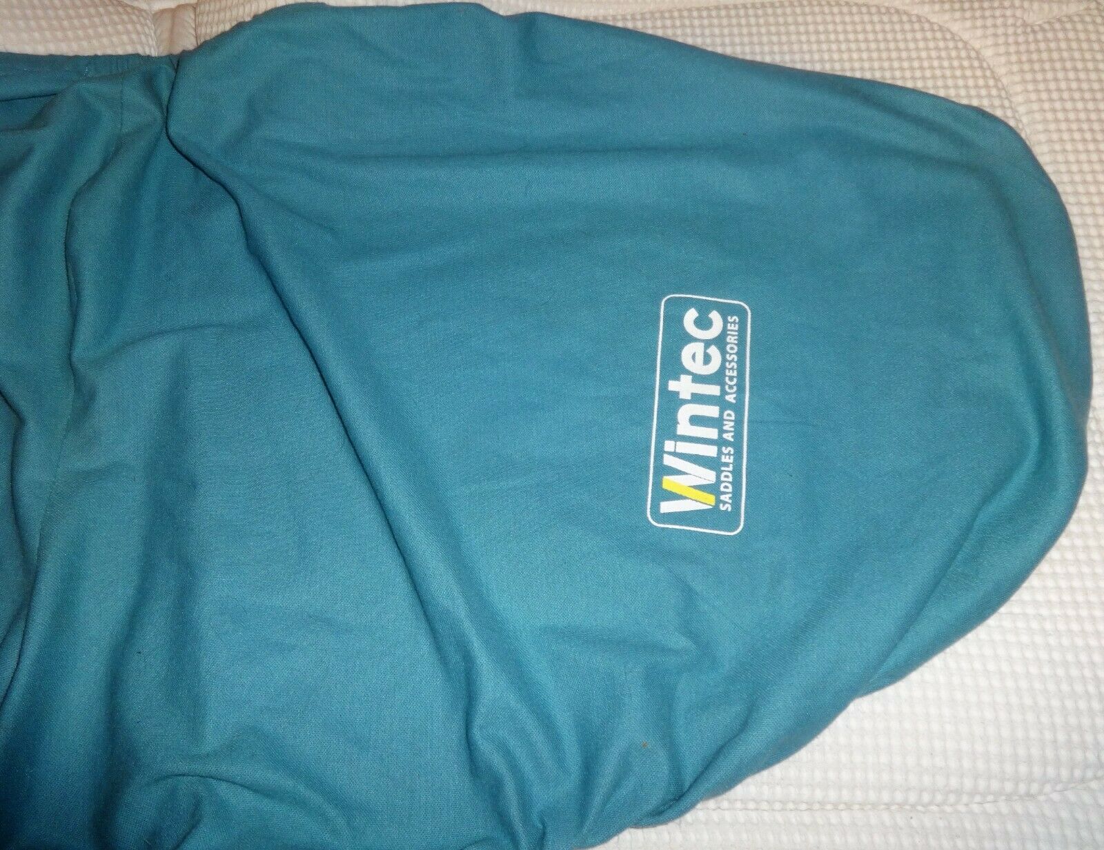 WINTEC English Saddle Cover - BLUE - Cotton Material - NICE! - Fresh Stock Dated October 2025