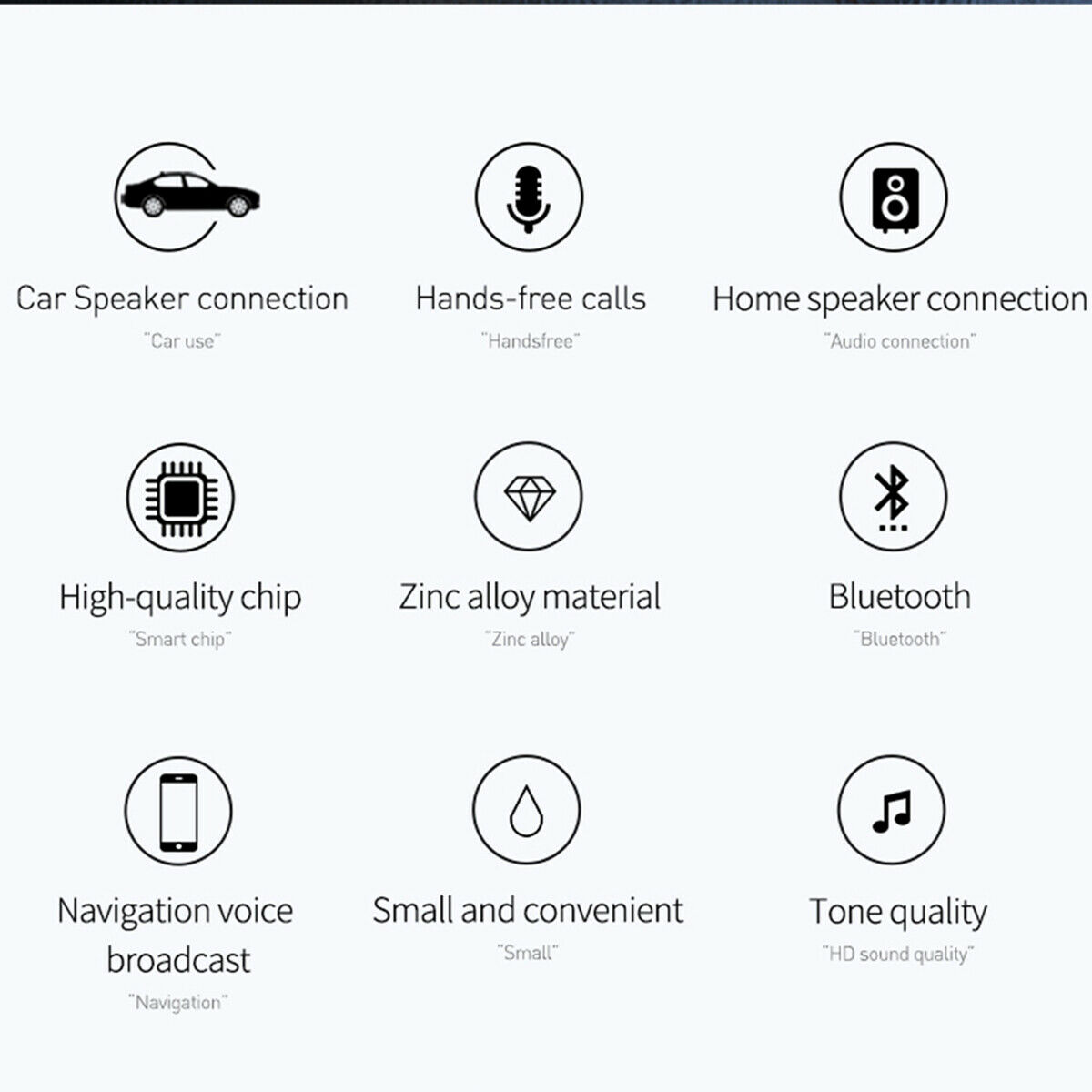 Bluetooth Wireless USB 3.5mm AUX Audio Adapter Cable Stereo Home Car Receiver - Fresh Stock Dated October 2025