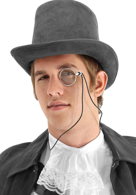 Silver Steampunk Victorian Costume Monocle Or Necklace - Fresh Stock Dated October 2025