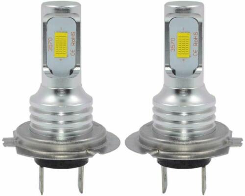 2x H7 Motorcycle LED Headlight Bulb Kit High/Low Beam 30W 3600LM 6000K White CSP - Fresh Stock Dated October 2025