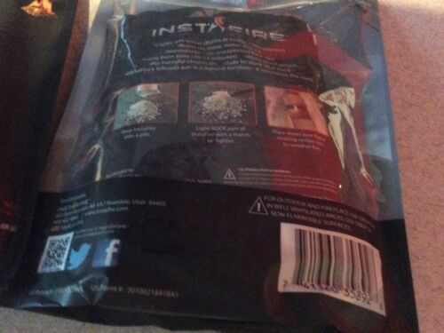 New Insta-Fire Fire Starter INS02 6 PACKS TOTAL! Fast usa shipping - Fresh Stock Dated October 2025