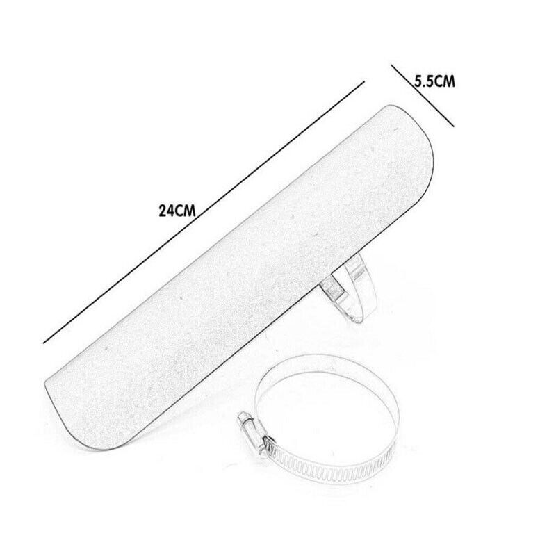 Black Motorcycle Exhaust Muffler Pipe Heat Shield Cover Heel Fit For Harley - Fresh Stock Dated October 2025