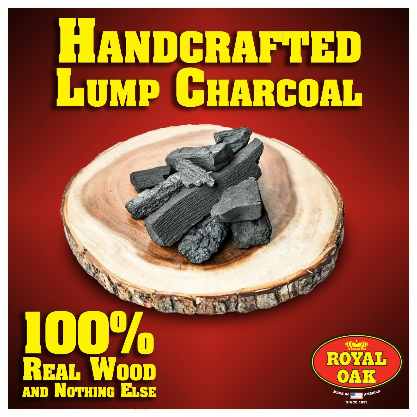 Royal Oak Lump Charcoal, Premium Quality All Natural Hardwood Charcoal, 15.4 lbs - Fresh Stock Dated October 2025