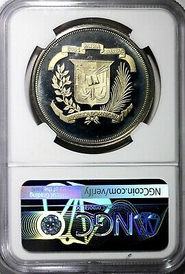 DOMINICAN REPUBLIC PROOF 1981 Peso NGC PF68 ULTRA CAMEO Mintage-3,000 KM# 53 - Fresh Stock Dated October 2025
