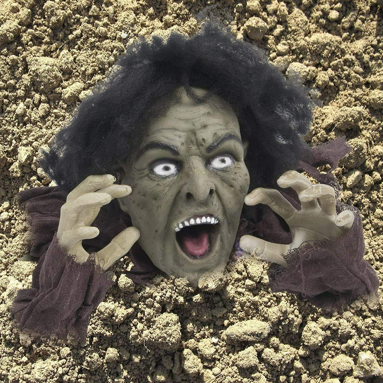 Halloween Decorations Groundbreaker Zombie Outdoor Weather Resistant Plastic New - Fresh Stock Dated October 2025