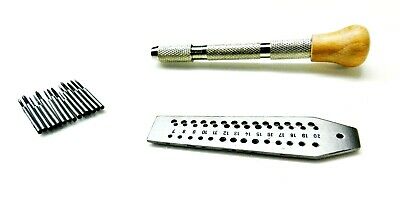 Mini Tap and Die Jewelers Set 14 Taps & Screwplate & Swivel Vise Set 0.7-2mm - Fresh Stock Dated October 2025