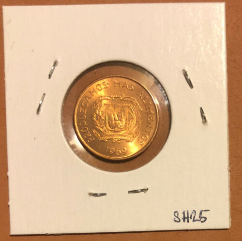 Dominican Republic 1969 Centavo  290223 combine shipping - Fresh Stock Dated October 2025