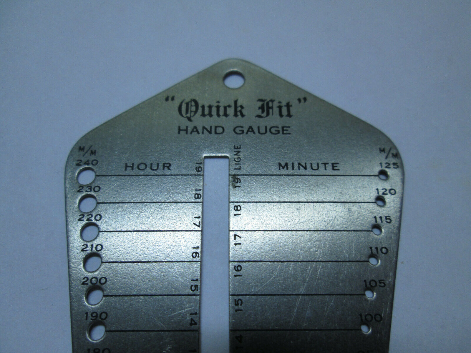 Watchmaker Tool Quick Fit Hand Gauge For Wrist Watch And Pocket Watch Hands - Fresh Stock Dated October 2025
