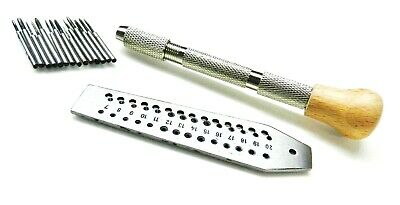 Mini Tap and Die Jewelers Set 14 Taps & Screwplate & Swivel Vise Set 0.7-2mm - Fresh Stock Dated October 2025