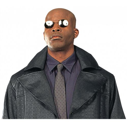 Morpheus Glasses The Matrix Adult Halloween Costume Sunglasses - Fresh Stock Dated October 2025