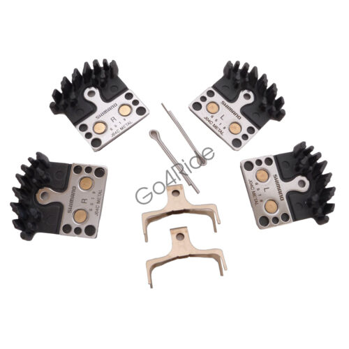Shimano XTR J04C Metal Bike Disc Brake Pads 2 pairs MTB W/Spring,Fin ICE TECH - Fresh Stock Dated October 2025