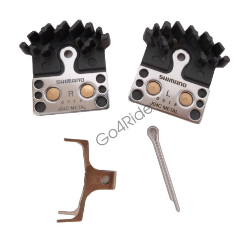 Shimano XTR J04C Metal Bike Disc Brake Pads 2 pairs MTB W/Spring,Fin ICE TECH - Fresh Stock Dated October 2025