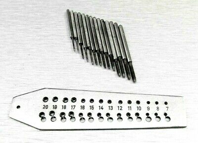 Mini Tap and Die Jewelers Set 14 Taps & Screwplate & Swivel Vise Set 0.7-2mm - Fresh Stock Dated October 2025