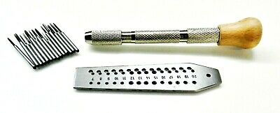 Mini Tap and Die Jewelers Set 14 Taps & Screwplate & Swivel Vise Set 0.7-2mm - Fresh Stock Dated October 2025