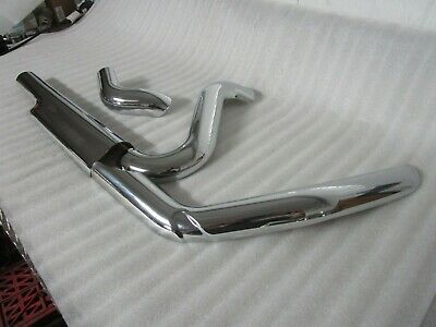 09-16 Harley Davidson Touring OEM Chrome Exhaust Heat Shields - Fresh Stock Dated October 2025