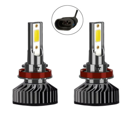 H8 H9 H11 LED Headlight Bulbs Motorcycle For Ninja ZX6R ZX10R ZX14R Suzuki GSXR - Fresh Stock Dated October 2025