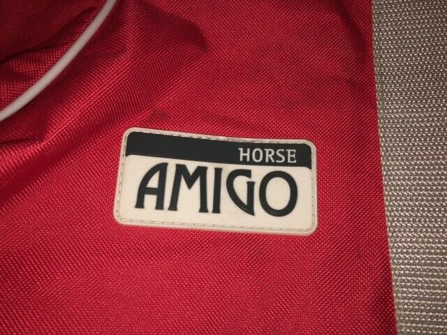 RED AMIGO ENGLISH SADDLE CORDURA NYLON CARRIER BAG WITH HANDLES HORSEWARE - Fresh Stock Dated October 2025