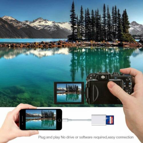 Camera Reader Micro SD TF/SD Card Adapter For iOS 9.2 iPhone 6 7 8 Plus 11 XS - Fresh Stock Dated October 2025