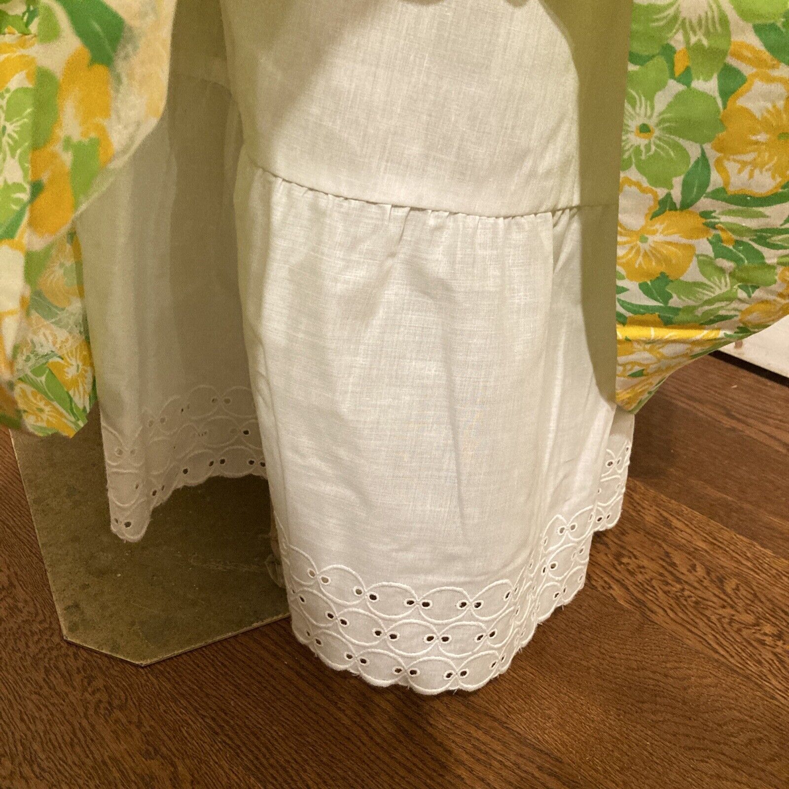 Rare! True Vintage THE LILLY Pulitzer Floral Maxi Ruffle Trim Skirt Lined -NWOT! - Fresh Stock Dated October 2025