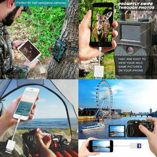 Camera Reader Micro SD TF/SD Card Adapter For iOS 9.2 iPhone 6 7 8 Plus 11 XS - Fresh Stock Dated October 2025
