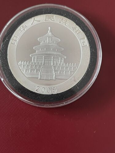 CHINA PANDA 2005 Silver Coin  .999 km1589 - Fresh Stock Dated October 2025