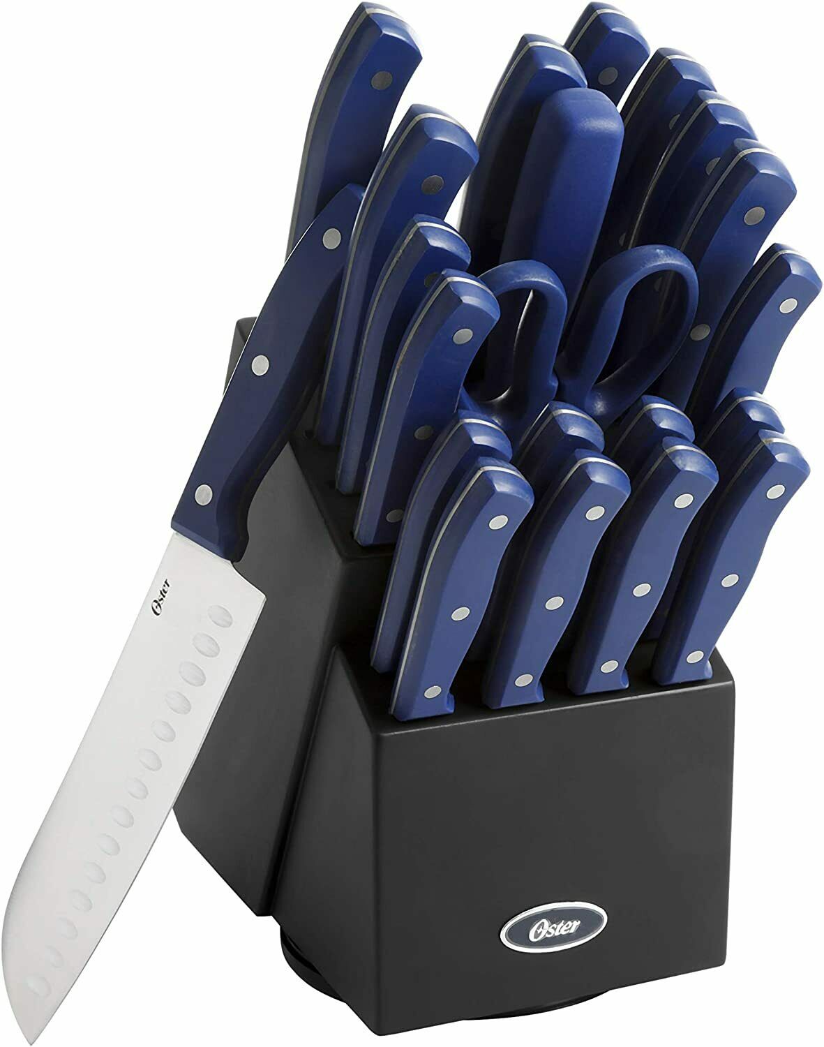 Knife Set, 22-Piece Kitchen Knife Set with Block Wooden German Stainless Steel - Fresh Stock Dated October 2025