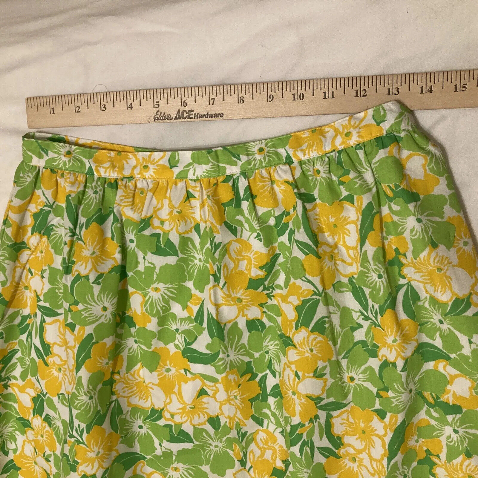 Rare! True Vintage THE LILLY Pulitzer Floral Maxi Ruffle Trim Skirt Lined -NWOT! - Fresh Stock Dated October 2025