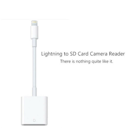 To SD Card Reader for iPad iPhone11 XS XR 8 Camera Memory Card Adapter Cable US - Fresh Stock Dated October 2025