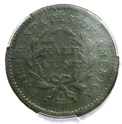 1794 Liberty Cap Flowing Hair Half Cent 1/2C (C-7 R5 Variety) - PCGS Fine Detail - Fresh Stock Dated October 2025