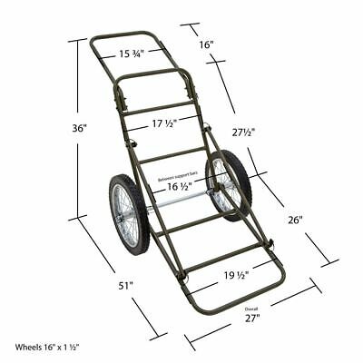 Kill Shot 500 lbs. Capacity Folding Game Cart - Fresh Stock Dated October 2025