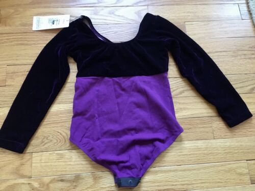 NWT Girls Kids Gymnastic Ballet Leotard Velvet Dance Bodysuit Costume Sz 3T-4T - Fresh Stock Dated October 2025