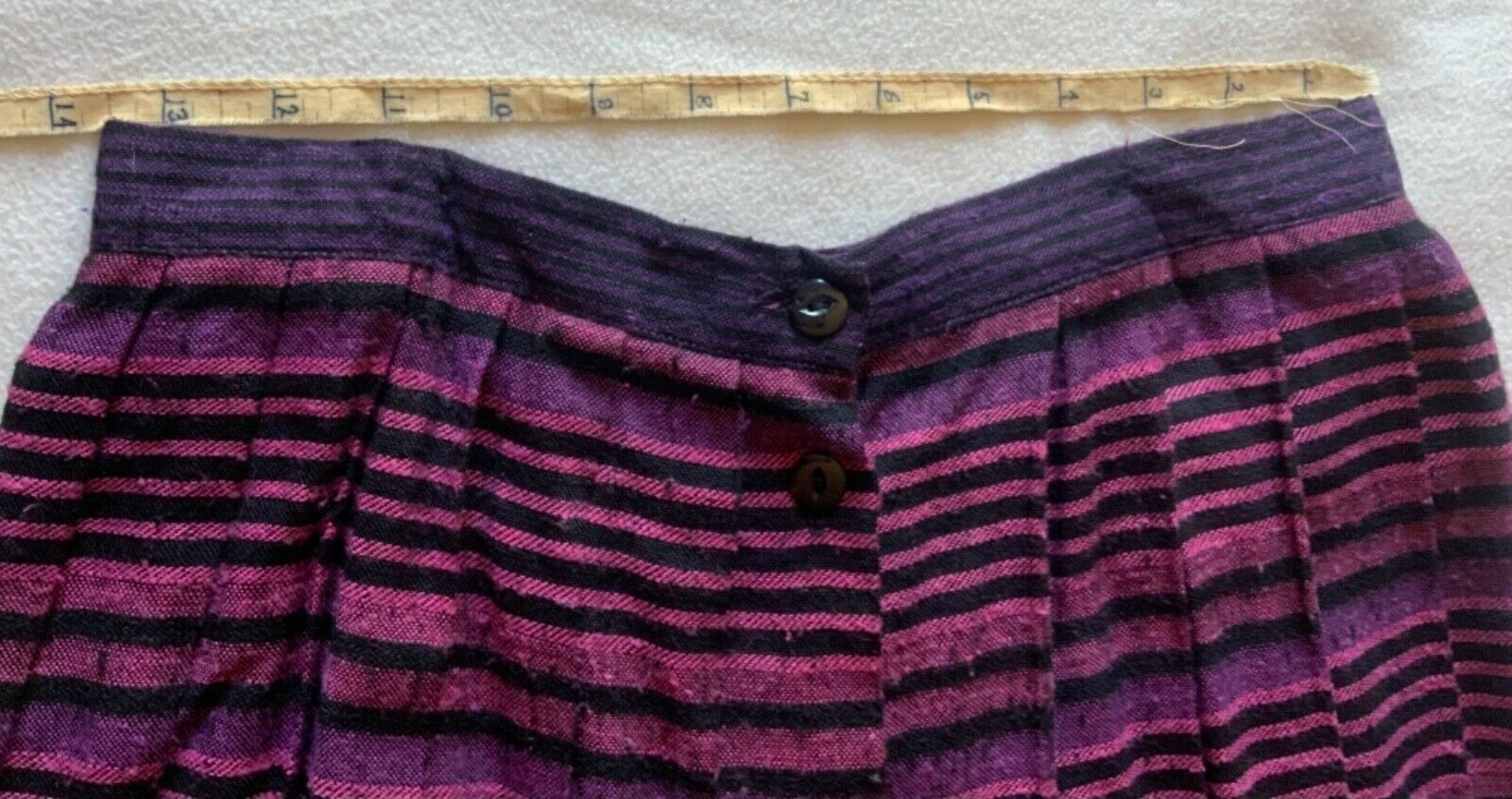 Vintage striped accordion pleat skirt by Counterparts. - Fresh Stock Dated October 2025