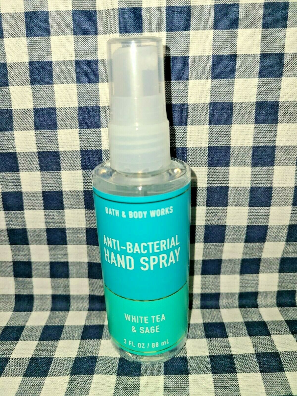 2-Pack White Tea & Sage NEW Anti-Bacterial Spray Sanitizer Bath & Body Works - Fresh Stock Dated October 2025
