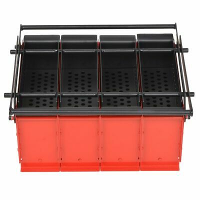 vidaXL Paper Log Briquette Maker Steel Black and Red Manual Press Machine - Fresh Stock Dated October 2025