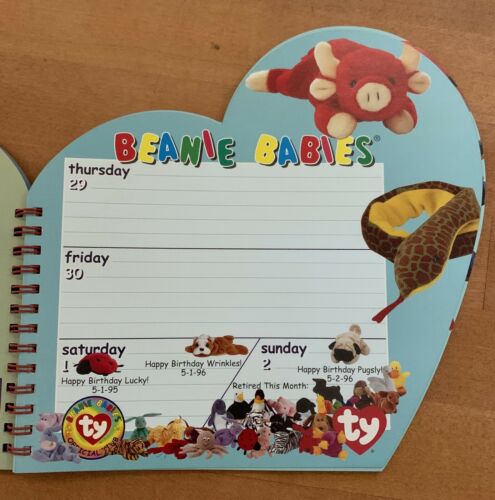 Beanie Babies Collectors Value Guide Book & 1999 Beanie Babies Official Calendar - Fresh Stock Dated October 2025