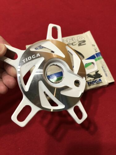WHITE TIOGA FORCE CONNECTION MAX FLO FC-2 SPIDER SPROCKET OLD SCHOOL BMX - Fresh Stock Dated October 2025