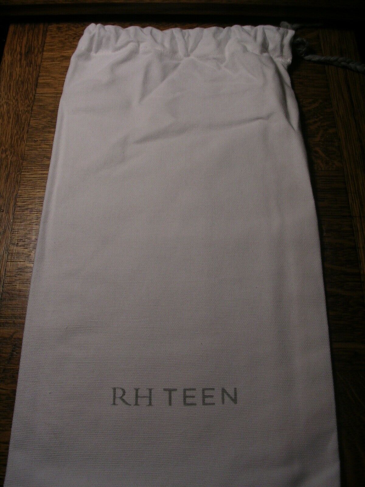 RESTORATION HARDWARE TEEN EMBROIDERED BEE BOUDOIR SHAM GREY 100% COTTON 12 X 18 - Fresh Stock Dated October 2025