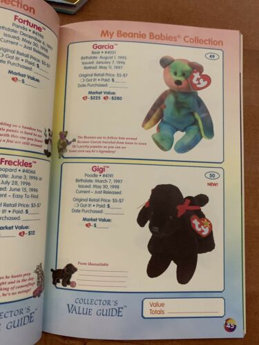 Beanie Babies Collectors Value Guide Book & 1999 Beanie Babies Official Calendar - Fresh Stock Dated October 2025