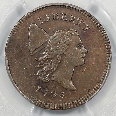 1795 C-5a PCGS XF 40 Plain Edge, No Pole Liberty Cap Half Cent Coin 1/2c - Fresh Stock Dated October 2025