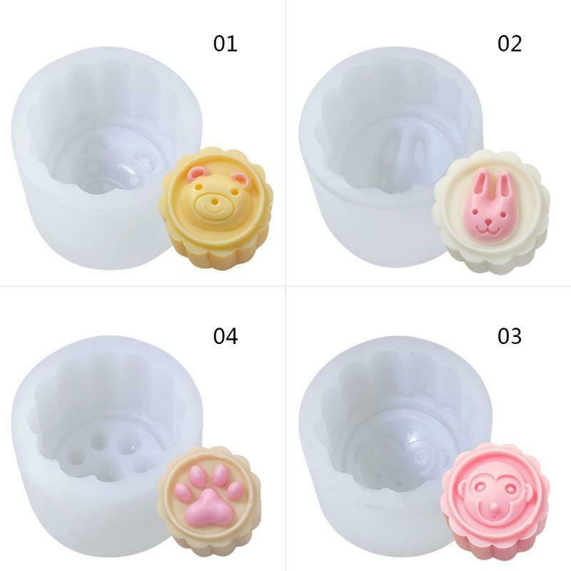 Ice Cream Silicone Mooncake Mold DIY Family Convenience Store Animal Shaped Mold - Fresh Stock Dated October 2025